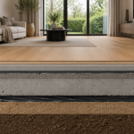 Vochtscherm onder PVC